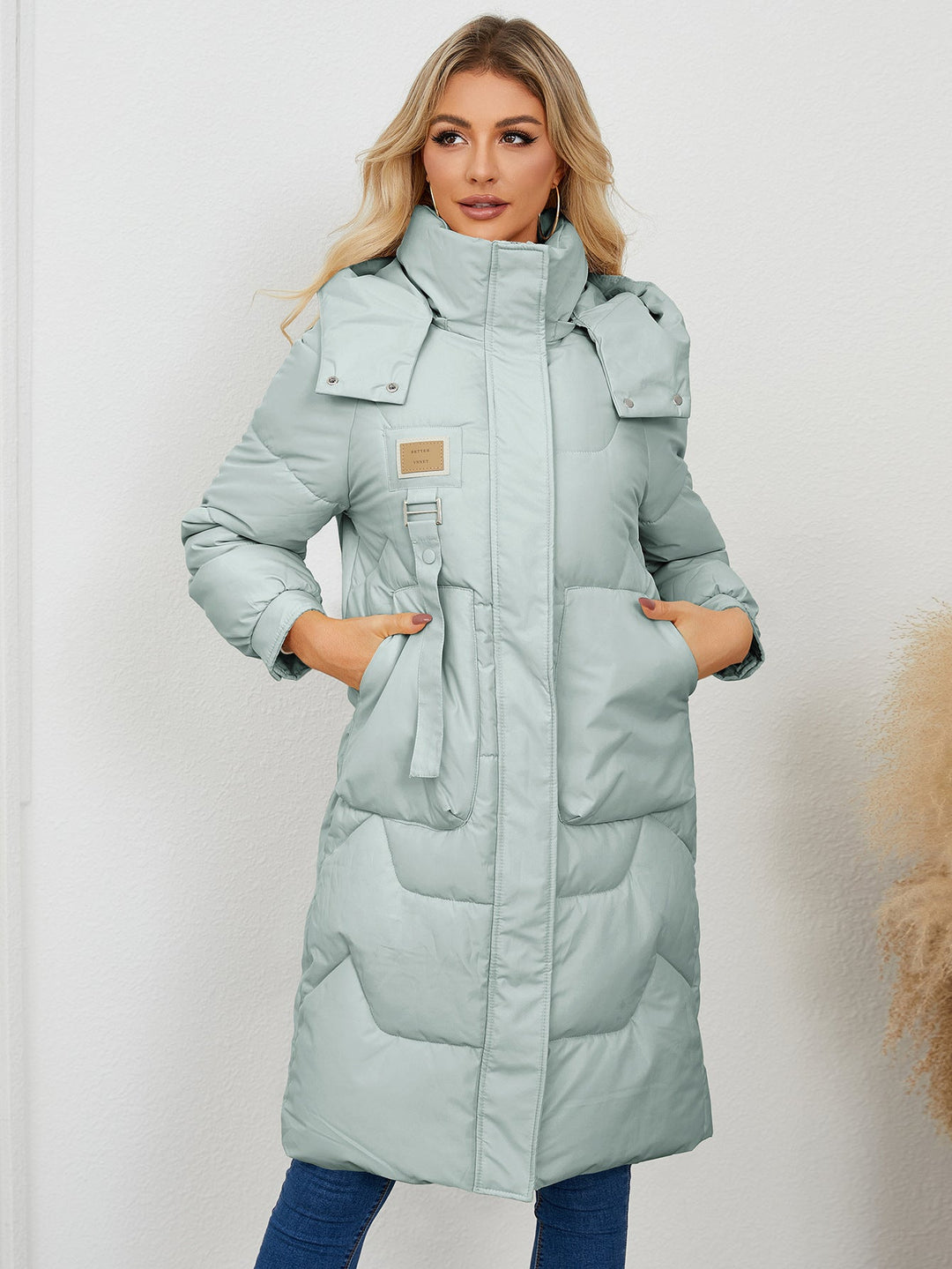 KINSLEY - Women's Long Quilted Winter Coat