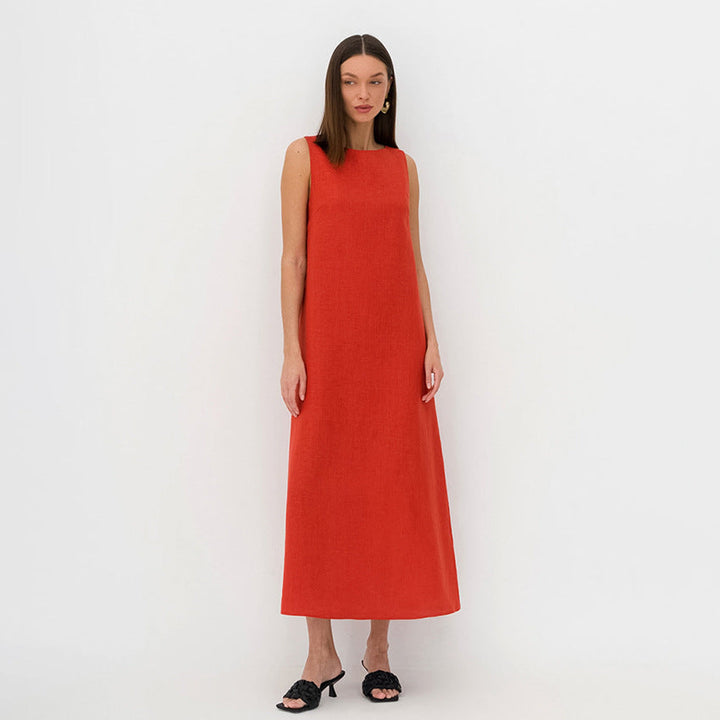 PARIS – French Style Long A-line dress