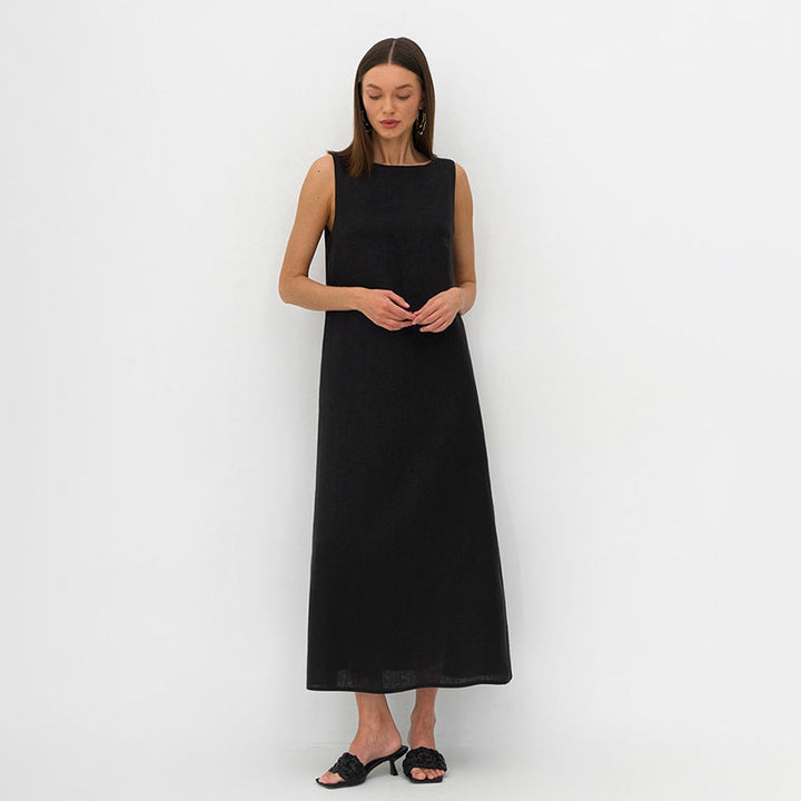 PARIS – French Style Long A-line dress