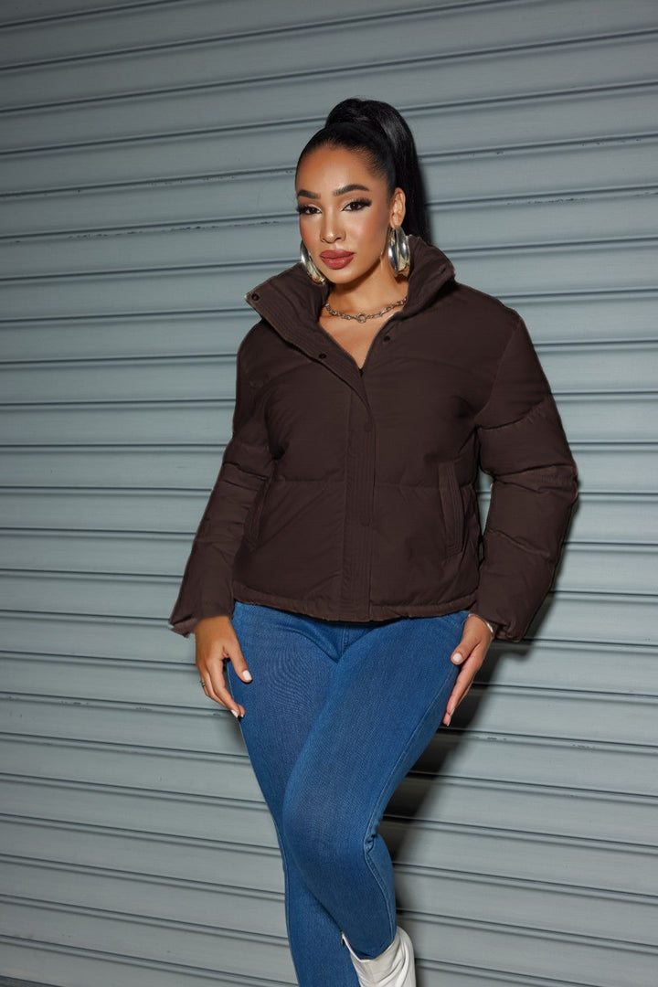 ARIA – Quilted High-Neck Winter Jacket