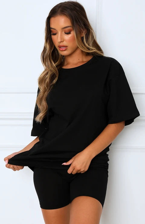 CIARA – Oversized T-Shirt & Shorts Set