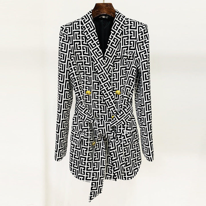ALYS – Women's Monogram Double-Breasted Suit Set
