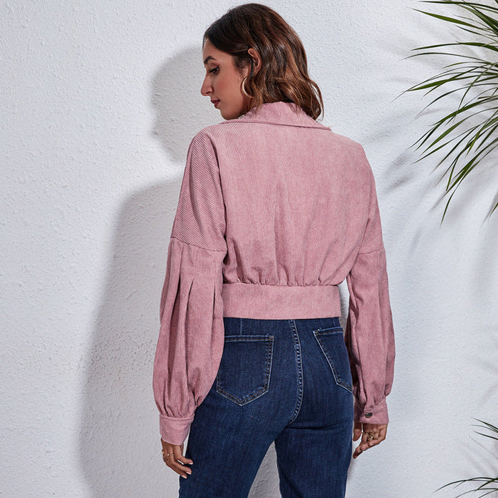 GALO - Women's Cropped Corduroy Jacket