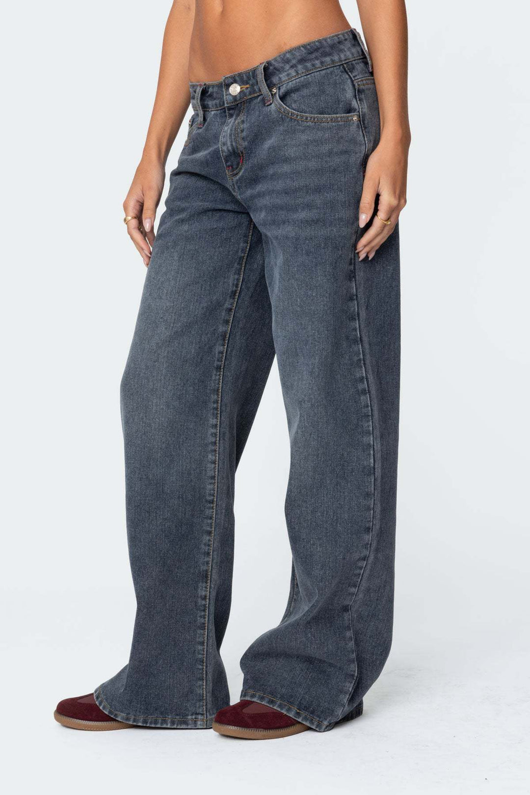 JACKIE - Women’s Low-Waisted Vintage Denim Jeans
