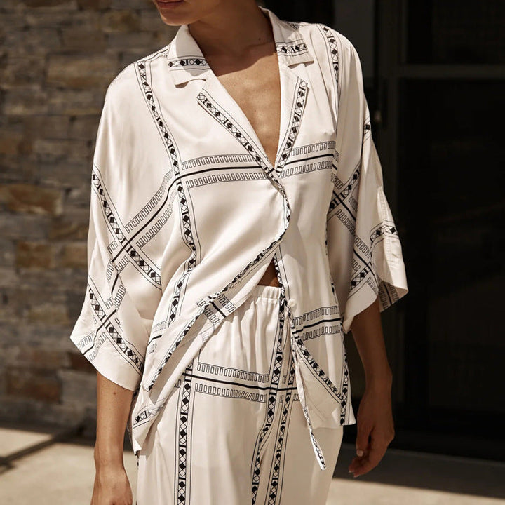ZARI - Boho Lounge Set with Wide Sleeves