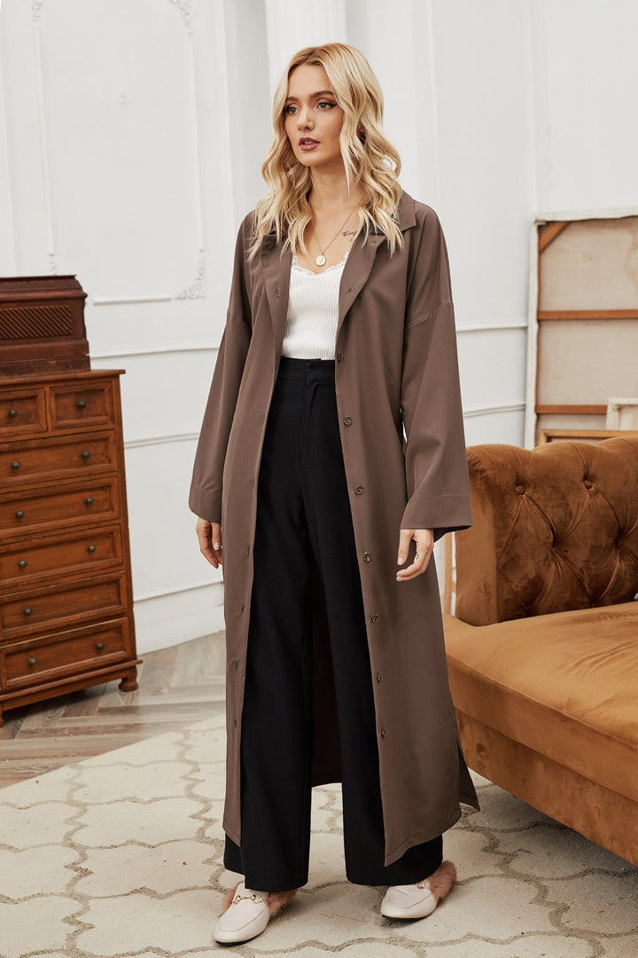 FRANCES - Longline Trench Coat for Women