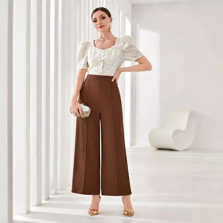 NURI – Relaxed Fit High-Waist Suit Pants
