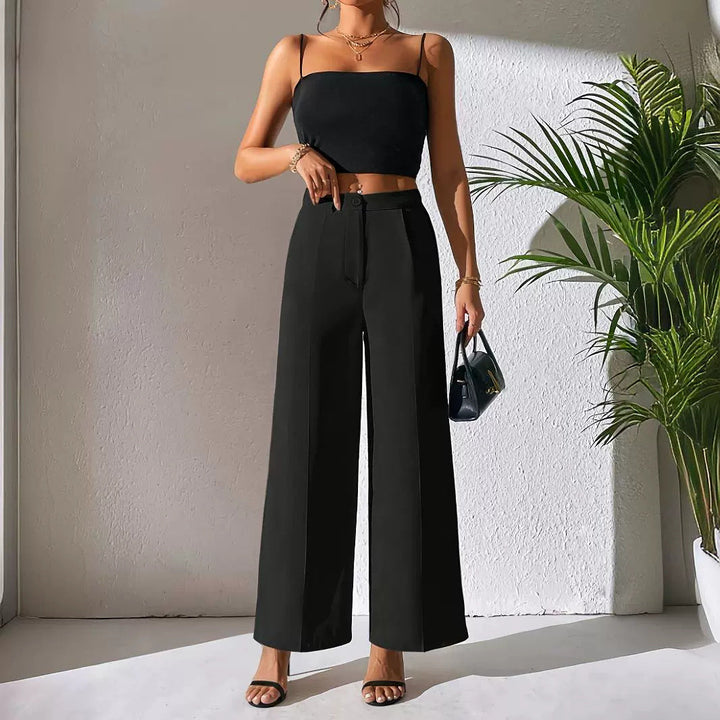 JORDAN – Wide-Leg High-Waist Pants