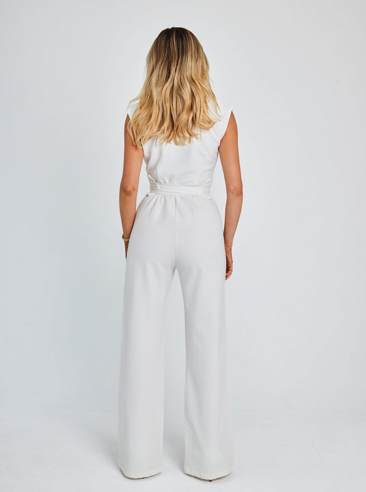 ODD - Sleeveless Flare Jumpsuit