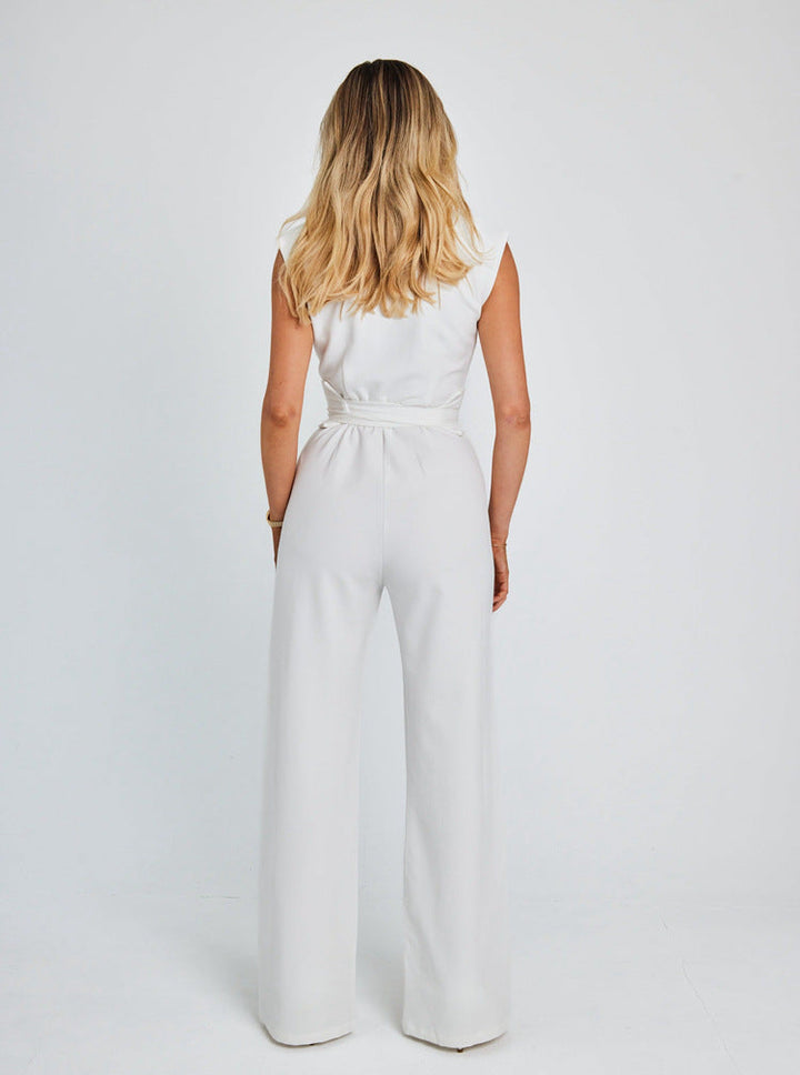 ODD - Sleeveless Flare Jumpsuit