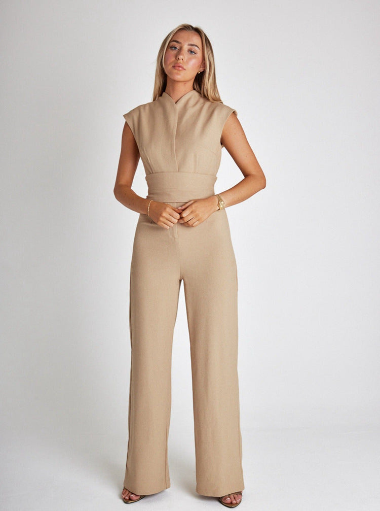ODD - Sleeveless Flare Jumpsuit