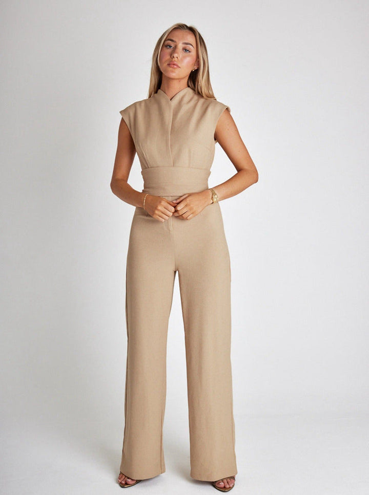 ODD - Sleeveless Flare Jumpsuit