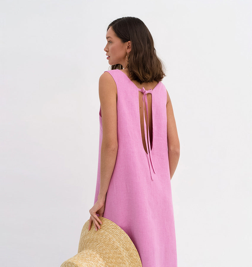 PARIS – French Style Long A-line dress