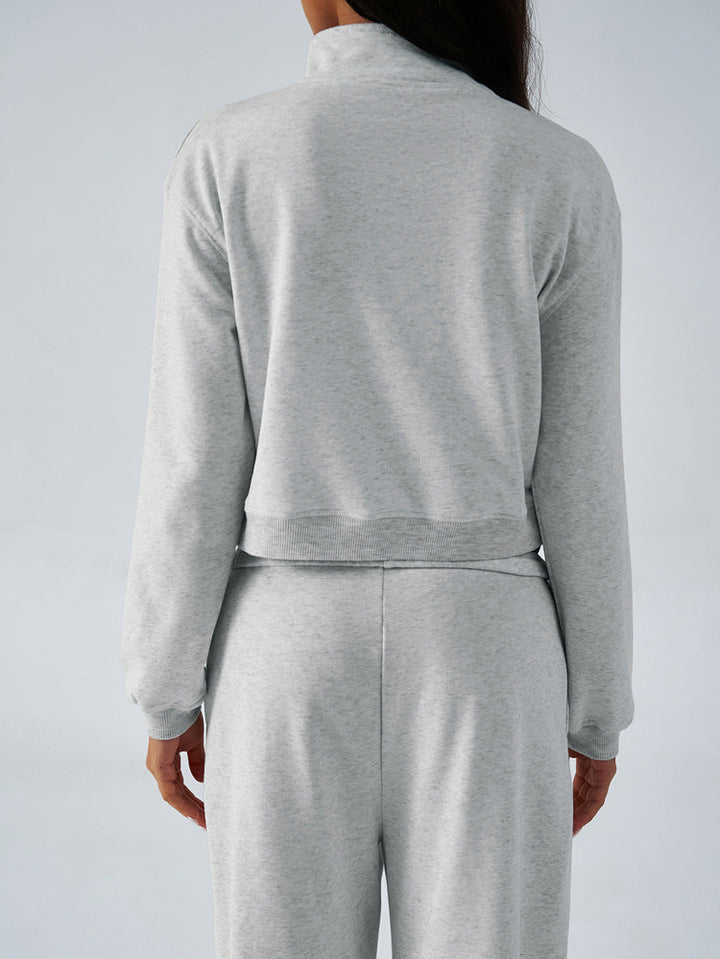 RAINEE - Women’s Two-Piece Half-Zip Hoodie Sweat Set