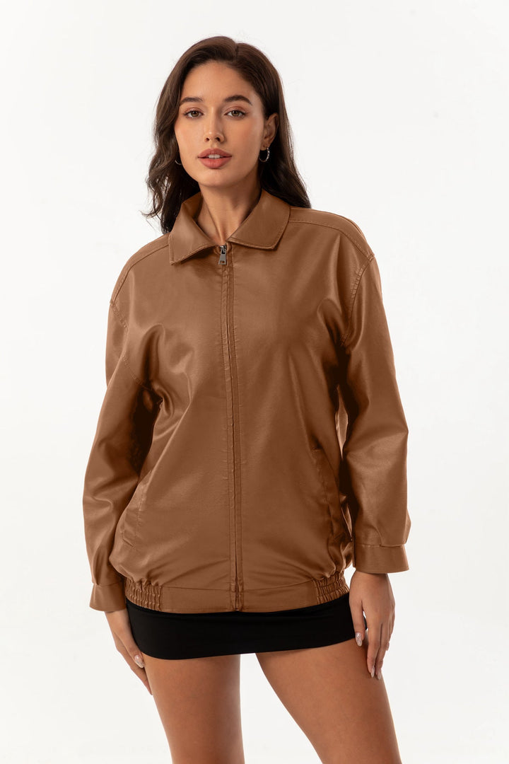 ZARIA – Vegan Leather Jacket