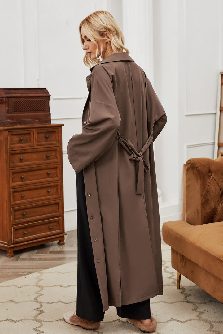 FRANCES - Longline Trench Coat for Women
