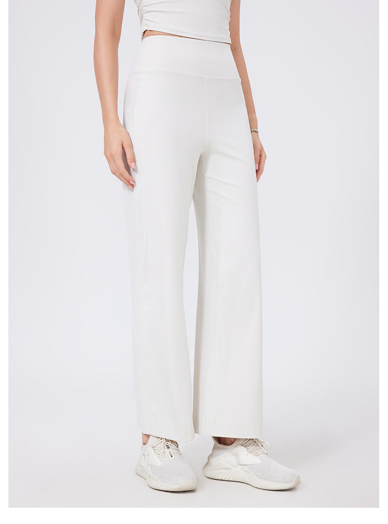 SDEL - High-Waist Wide-Leg Stretch Pants