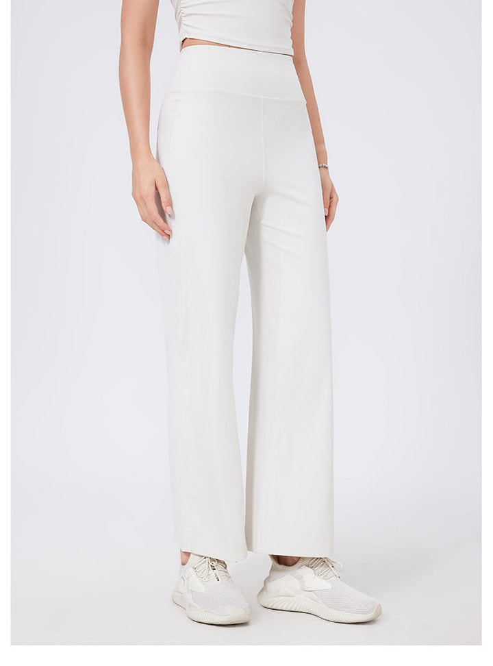 SDEL - High-Waist Wide-Leg Stretch Pants
