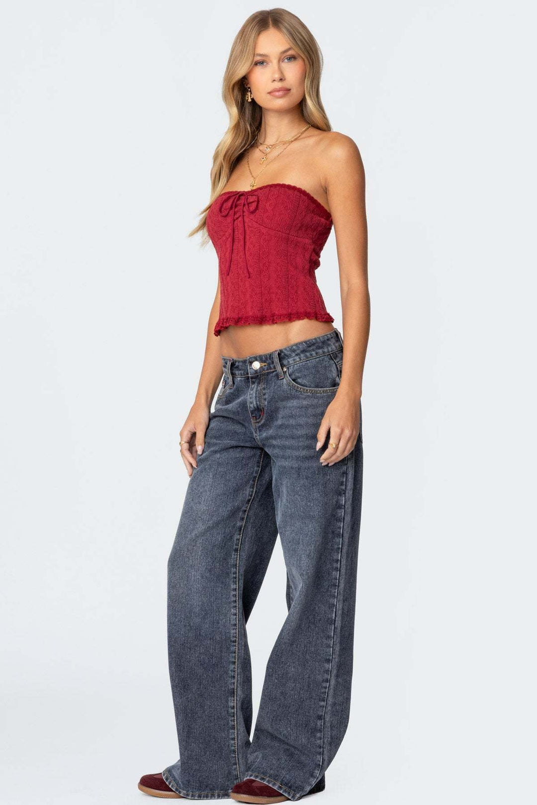 JACKIE - Women’s Low-Waisted Vintage Denim Jeans
