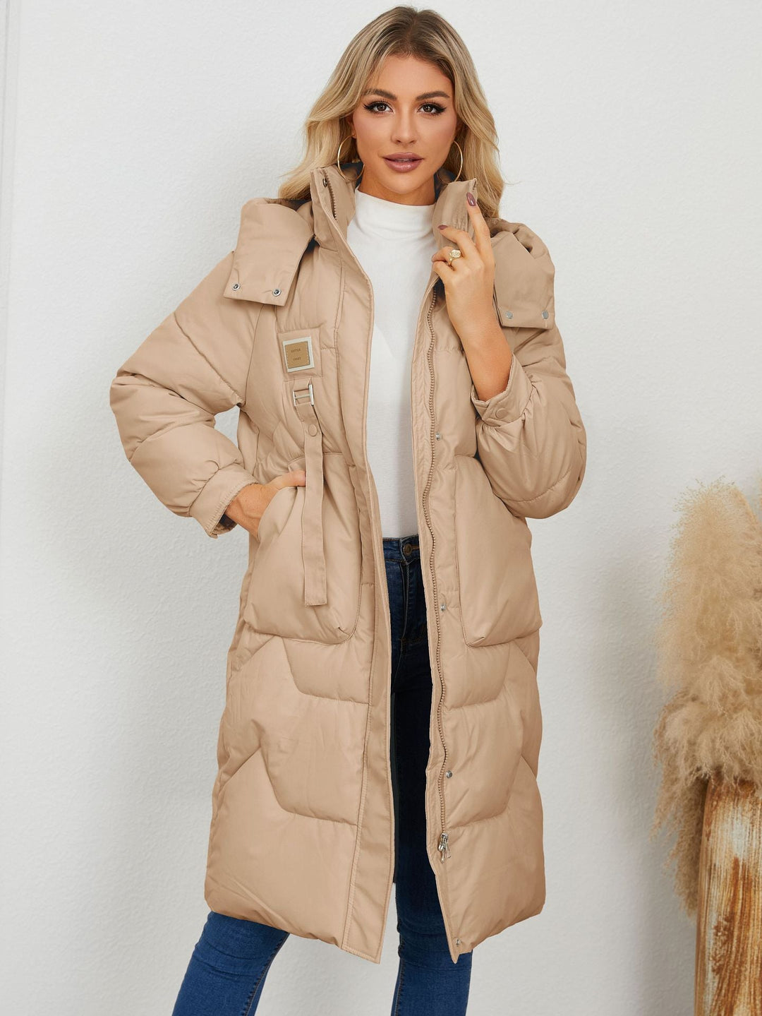 KINSLEY - Women's Long Quilted Winter Coat
