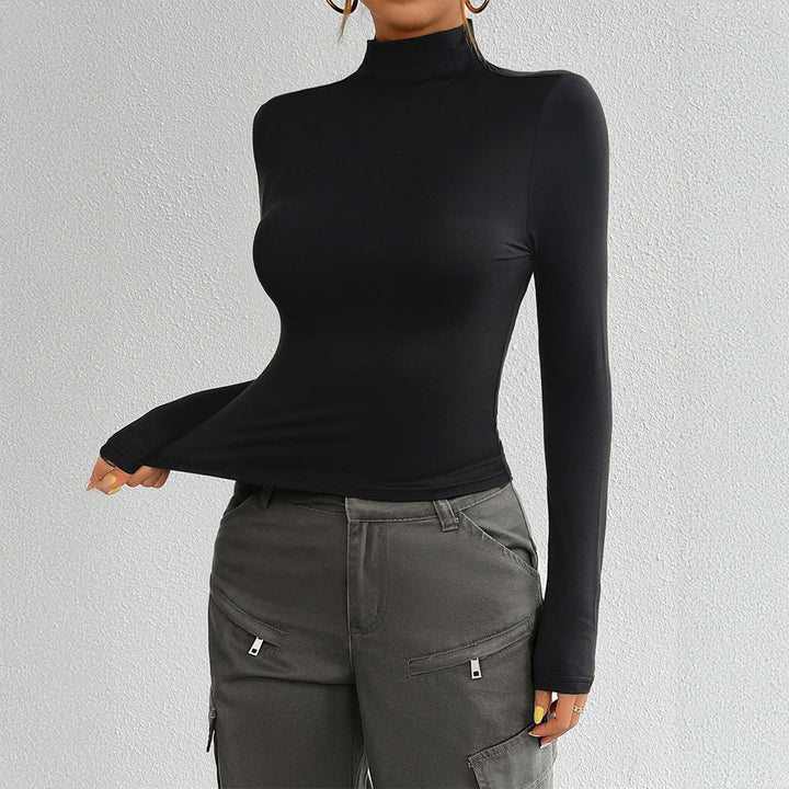 RINA – Slim Fit Long Sleeve Turtleneck Top