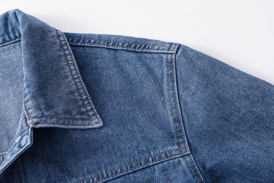 LIORAS - Women's Classic Faded Denim Jacket