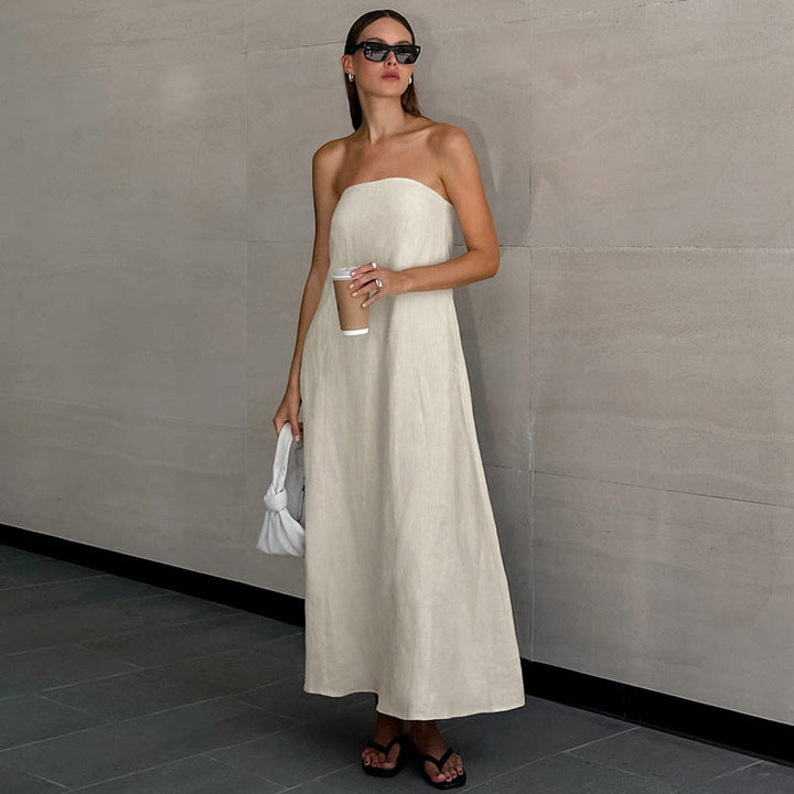 CHARLOT – Strapless Maxi Dress