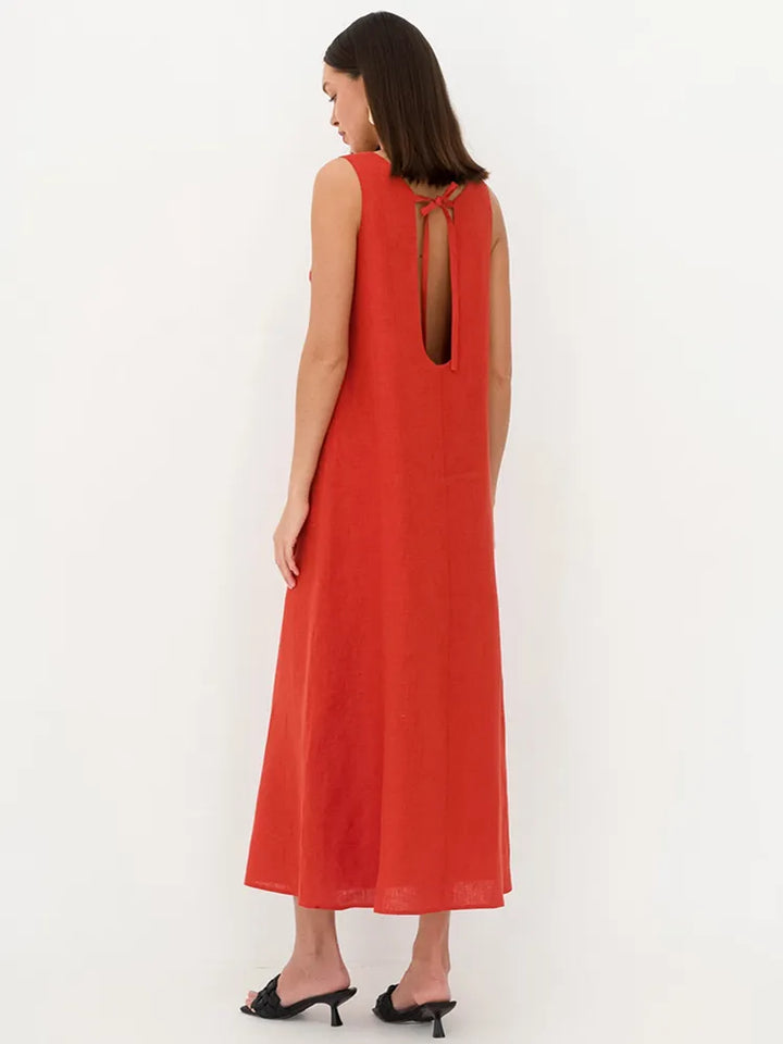 PARIS – French Style Long A-line dress