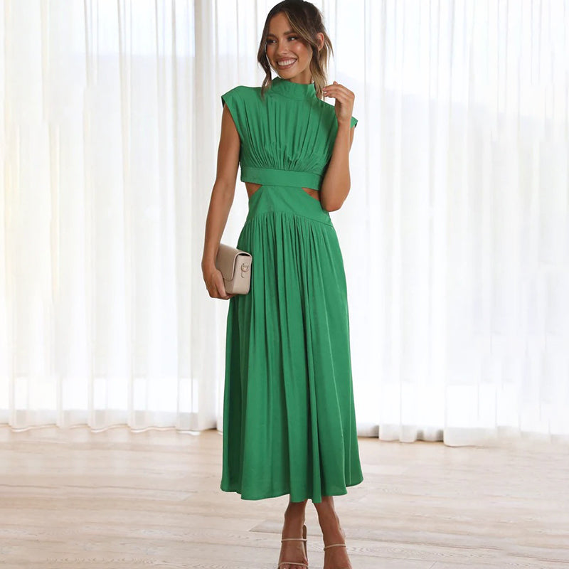 AYDA – Soft Cut-Out Midi Dress
