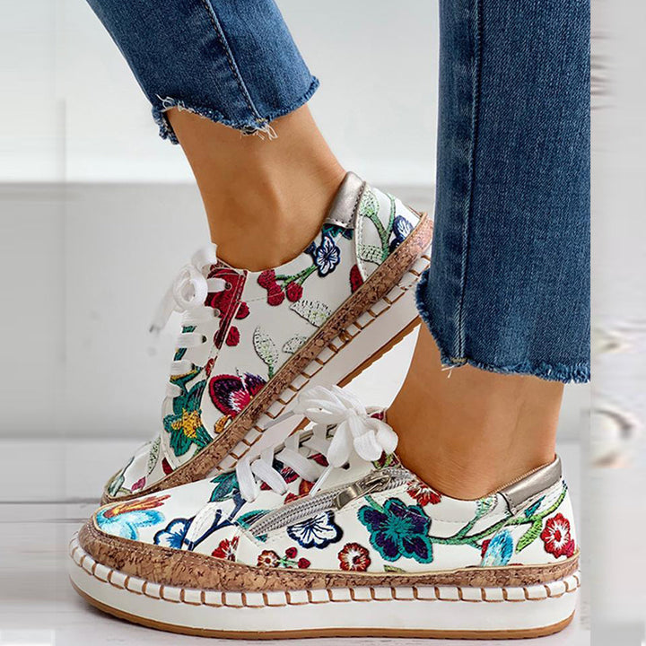 ARLENE – Floral Print Women's Sneakers