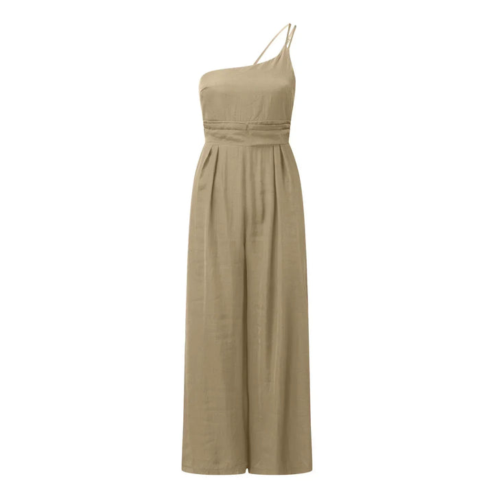 LORDE - Women's Linen Wide-Leg Sling Jumpsuit