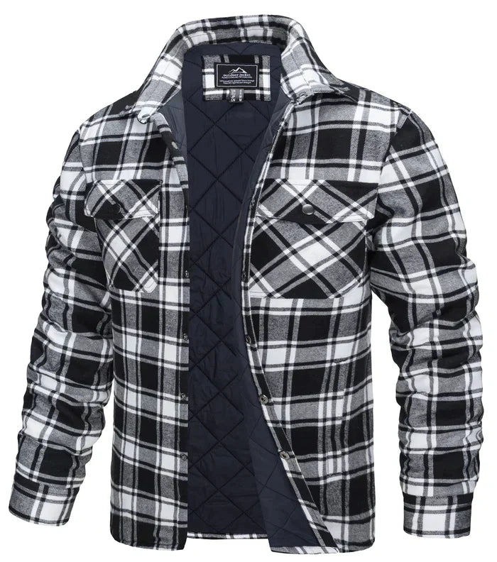 HAIL – Padded Flannel Jacket With Double Lining