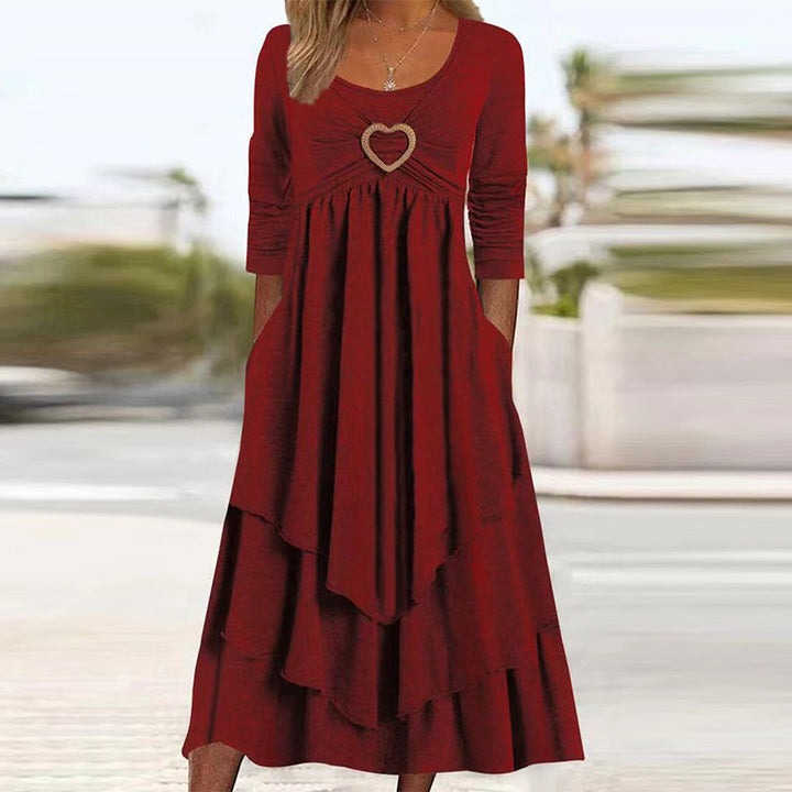 LYNA – Long Sleeve Everyday Basic Dress