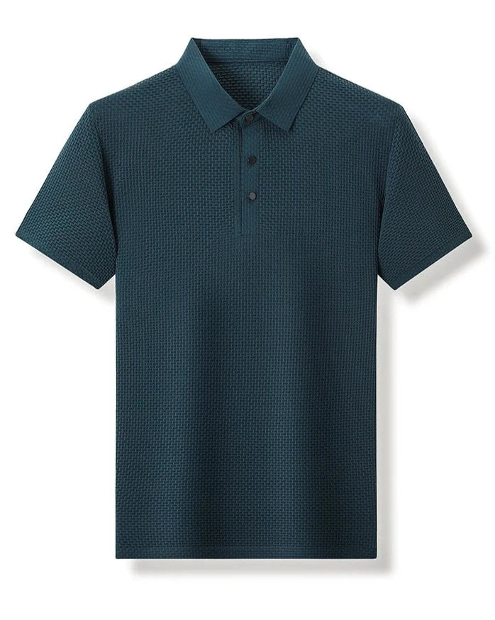 ARON – Textured Men's Polo-Shirt