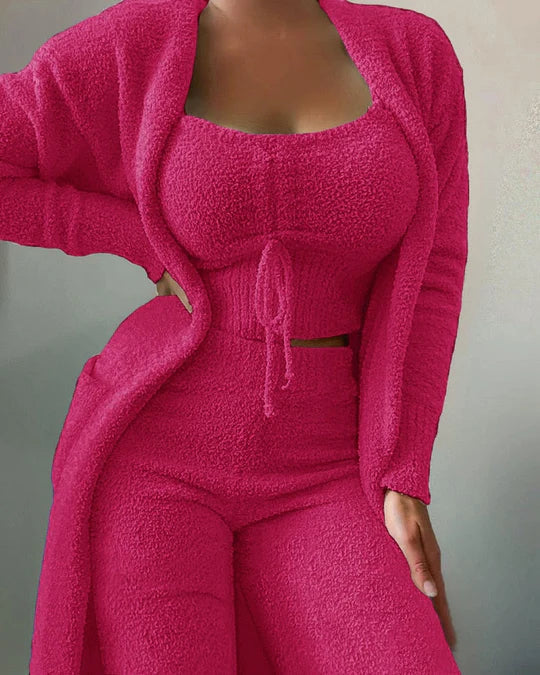 KALINA - Women's 3-Piece Cozy Lounge Set
