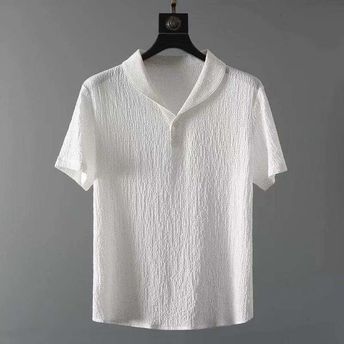 MATTEO – Linen V-Neck Lounge Set