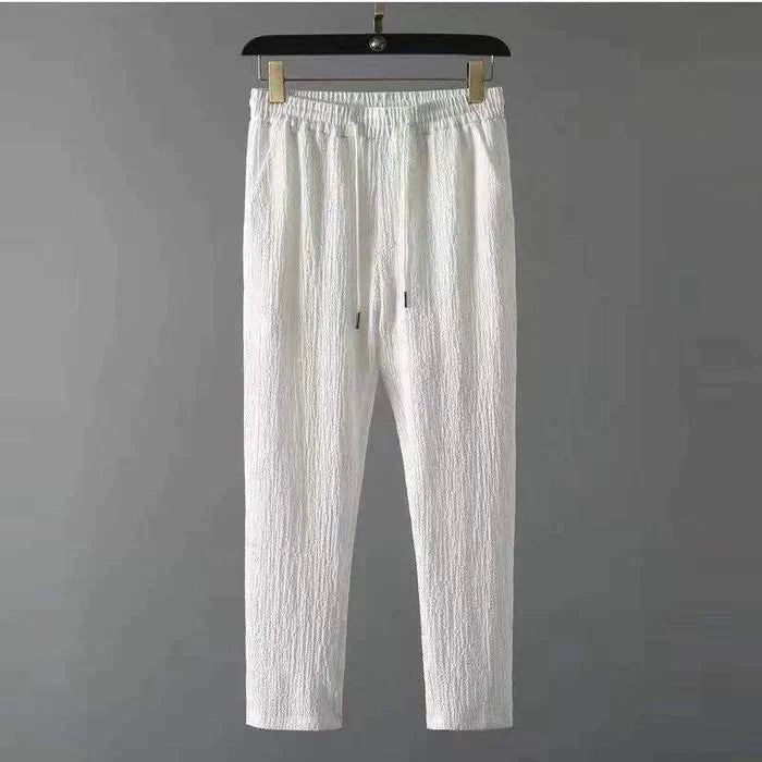 MATTEO – Linen V-Neck Lounge Set