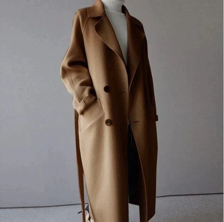 LEYLA – Longline Wool Trench Coat
