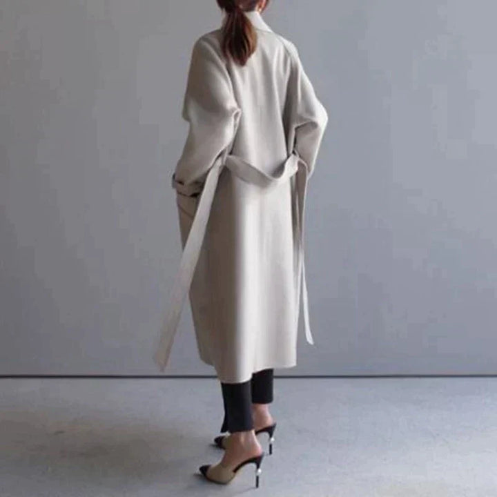 LEYLA – Longline Wool Trench Coat