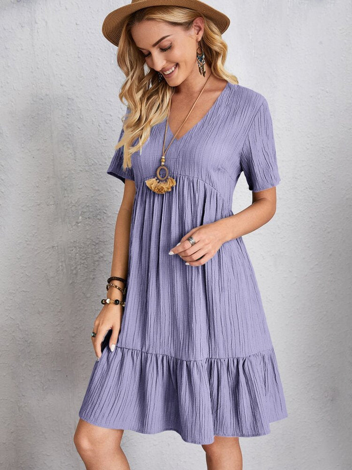 ROZALIA – V-neck midi dress