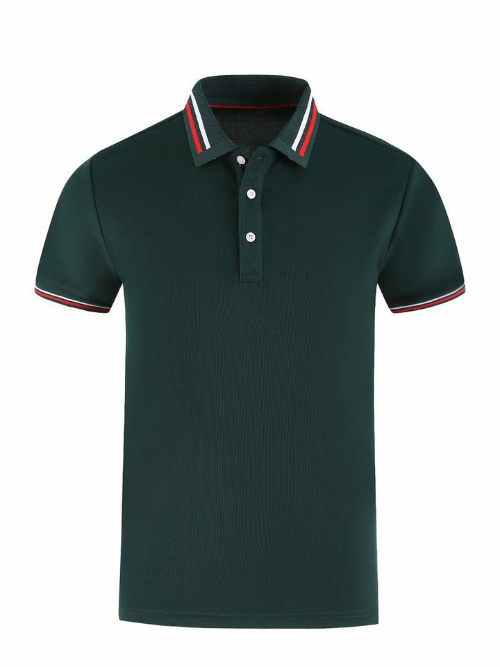 DASH - Men’s Striped Trim Polo Shirt