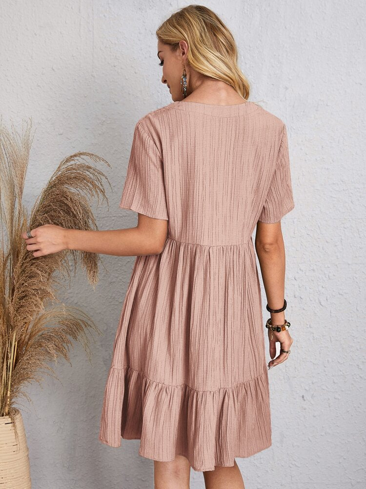 ROZALIA – V-neck midi dress