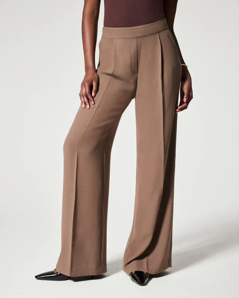 NOELLE – Women’s Pleated Wide-Leg Trousers