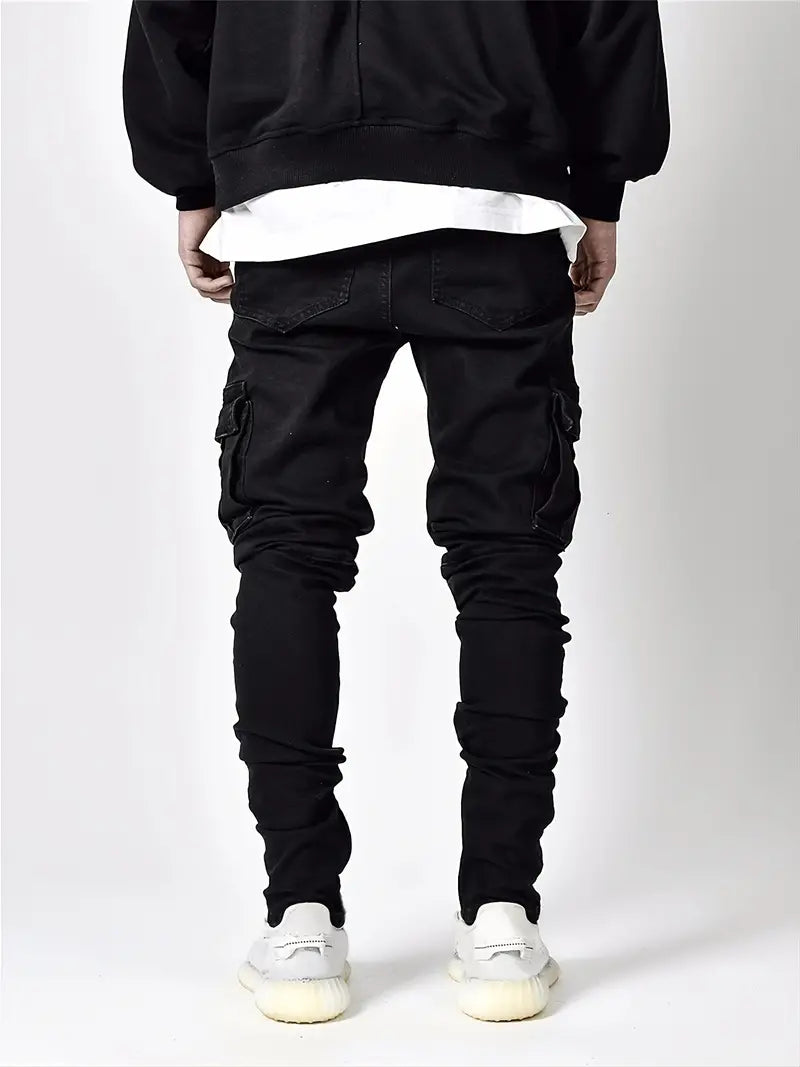 CORTEZ - Men's Skinny Fit Cargo Jeans