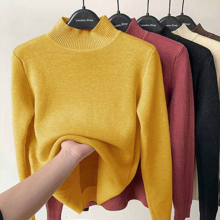 FREYA – Women’s Fleece Turtleneck Top