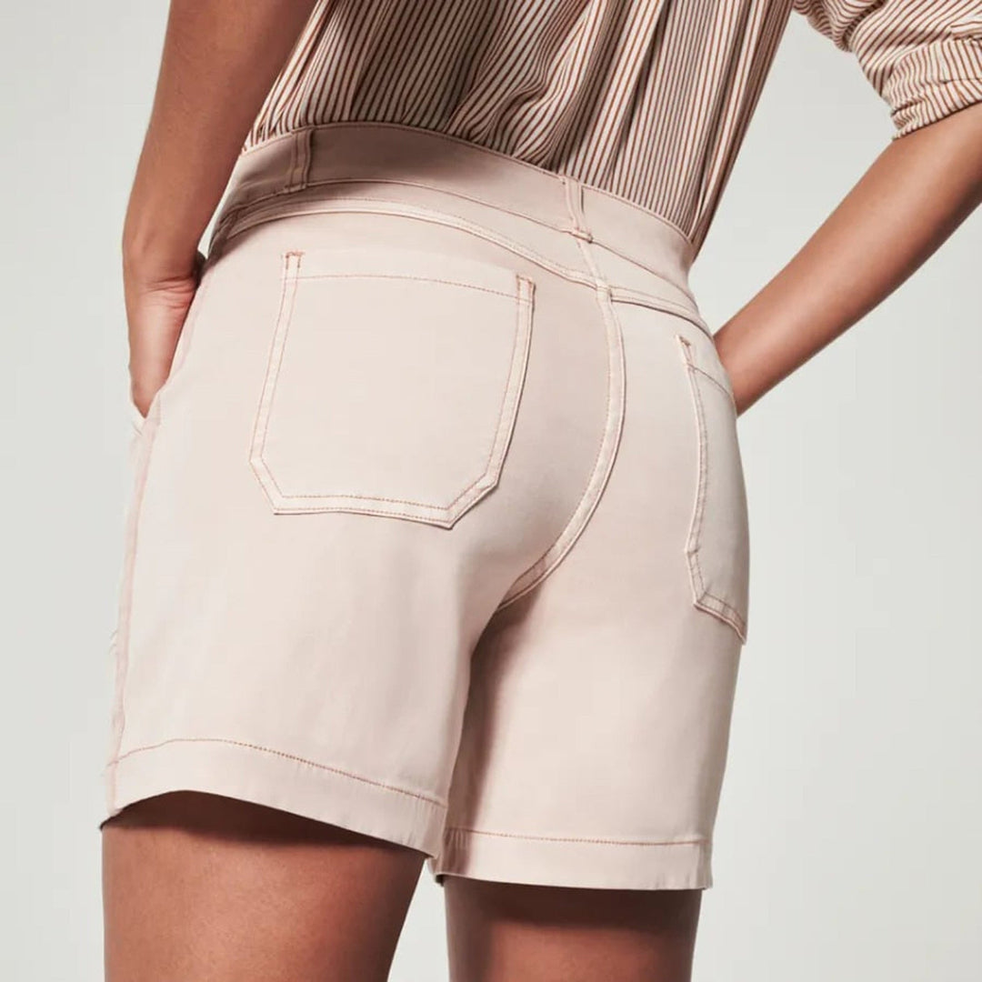 FREDA - Stretch Waist Denim Shorts