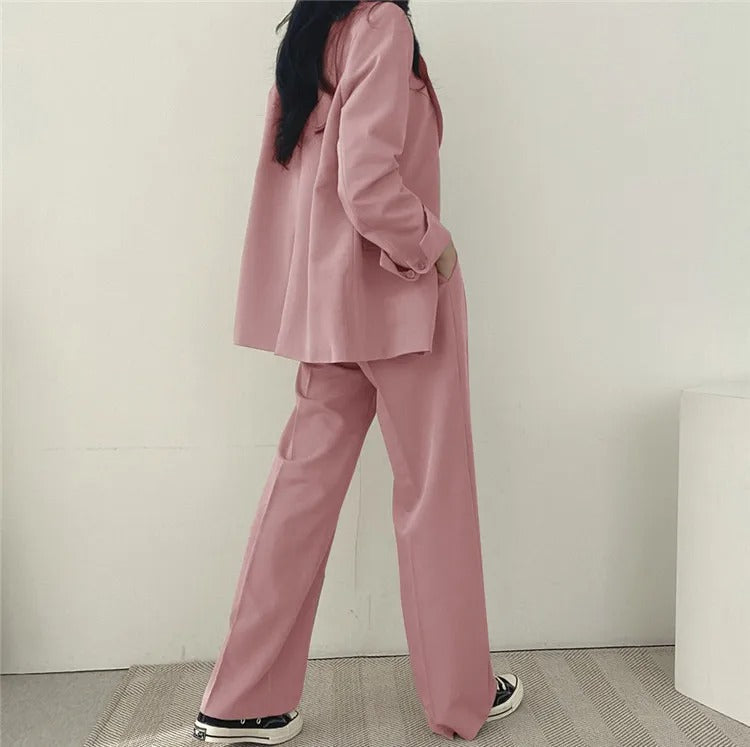PLAIN – Women’s Blazer and Pants Two-Piece Set