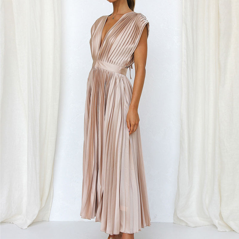 MELINA – Pleated Summer Dress