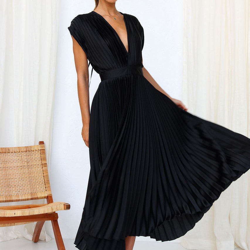MELINA – Pleated Summer Dress