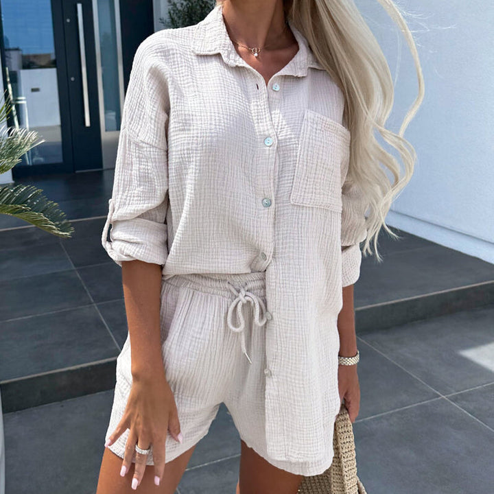 ZHAY - Women’s Cotton Summer 2-Piece Set